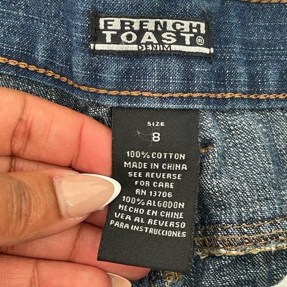 French Toast Denim Boy’s Straight Leg Dark Wash Jeans Size 8 - Picture 9 of 11